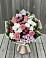 Букет цветов из: Альстромерии, Гвоздики, Розы и Хризантемы в Сангаре