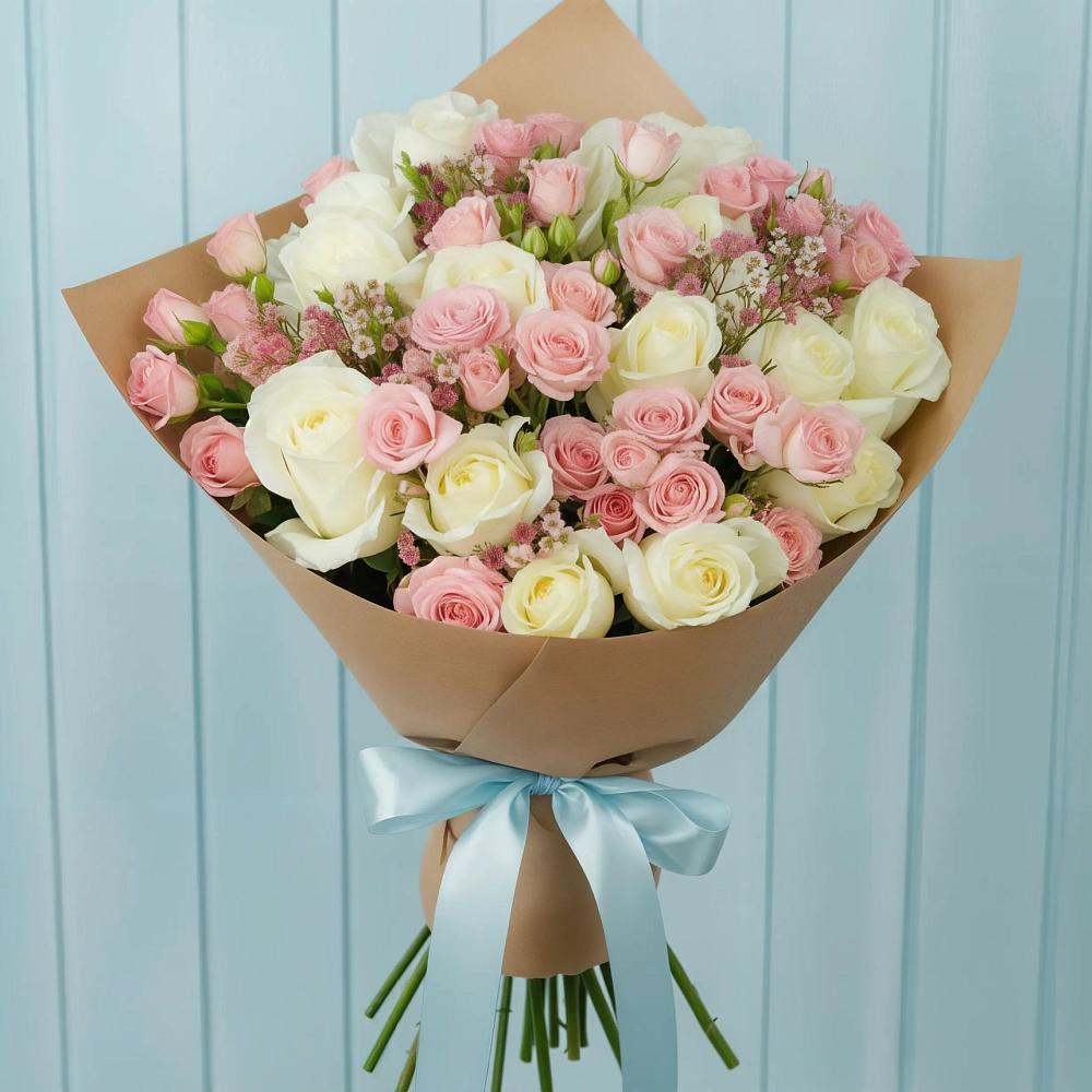 Букет цветов из: Розы в Сангаре