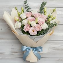 Букет цветов из:  Лизиантусы #REPLACE_PRED# Сангаре