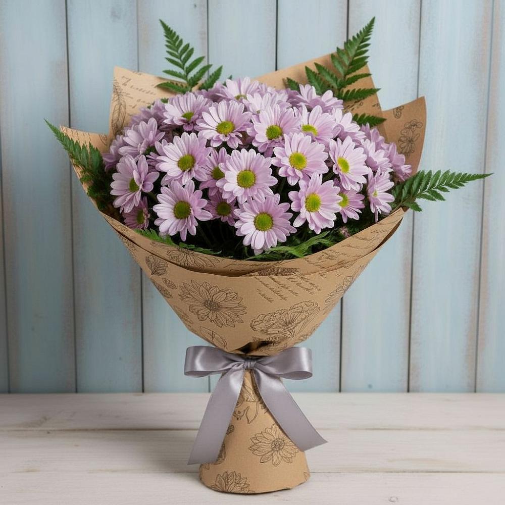 Букет цветов из: Хризантемы в Сангаре