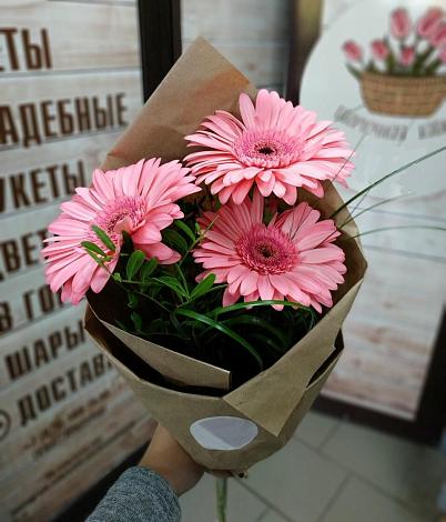 Букет цветов из: Герберы в Сангаре