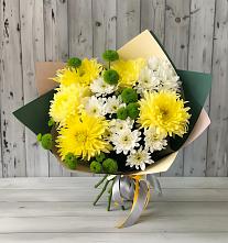 Букет цветов из:  Хризантемы #REPLACE_PRED# Сангаре