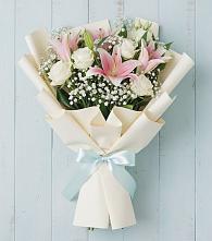 Букет цветов из:  Лилии в Сангаре